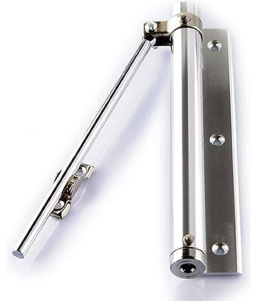 Spring Door Closer Easy to Install to Convert Hinged Doors to Self-Closing for Middle-Weight Door Automatic Door Closer, Easy Installation, Soft Closing Door Controls Residential, Light Duty