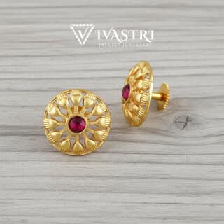 Vivastri Premium Gold Plated Alloy Stud Earrings Combo for Women & Girls Pack of 4 view 2