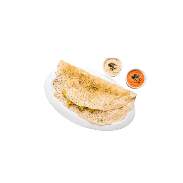 Jain Rava Masala Oil Dosa