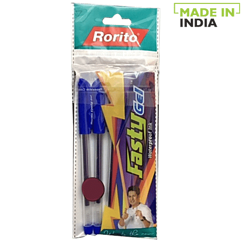 Rorito Gel Pen - Blue / Black Fasty