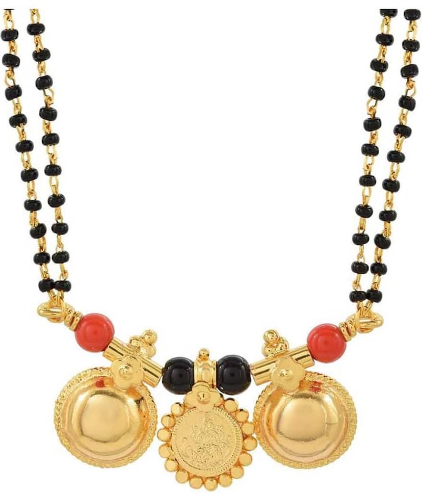 KRIMO Golden Mangalsutra ( Pack of 1 ) view 2