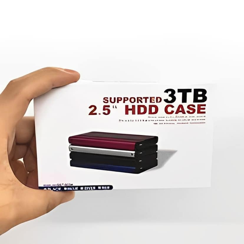 XBLAZE 3TB SUPPORT 2.5 INCH HDD CASE/ENCLOSURE SATA USB 2.0 view 2