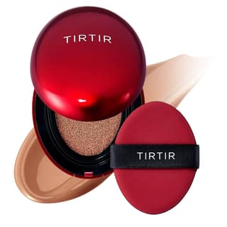 TIRTIR Mask Fit Red Cushion Foundation | Full coverage, Skin fit, Satin Glow Finish | Korean Cushion Foundation #34C AMBER | 18g TIRTIR Mask Fit Red Cushion Foundation | Full coverage, Skin fit, Satin Glow Finish | Korean Cushion Foundation #34C AMBER |