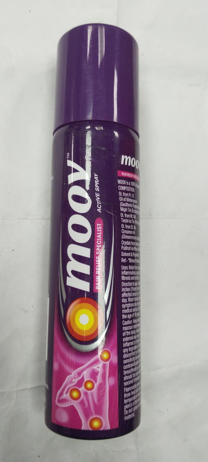Moov Pain relief specialist Active spray