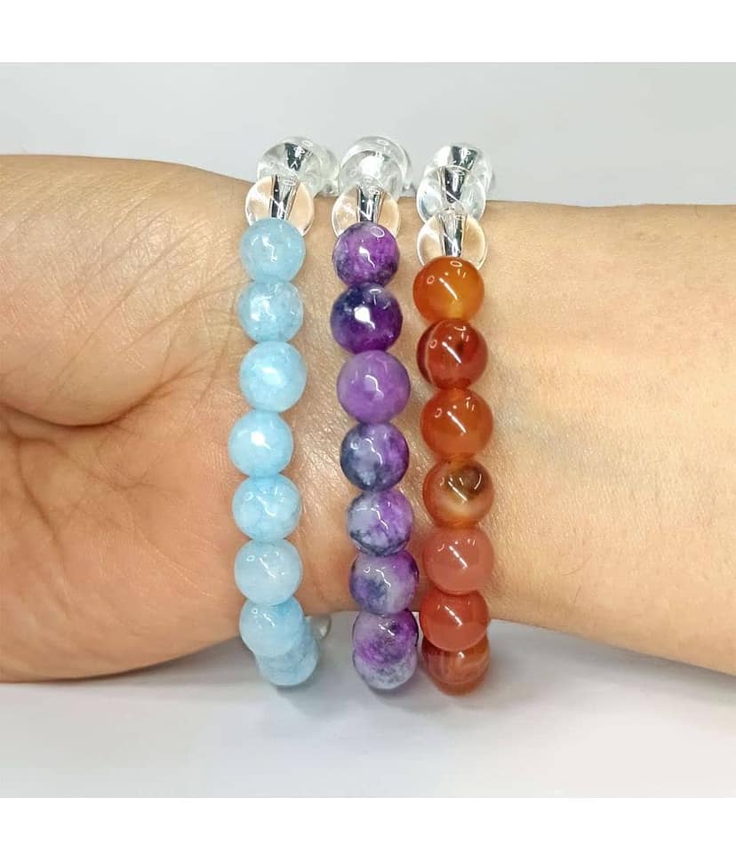 DAIVYA WELLNESS - Multicolor Bracelet ( Pack of 3 ) view 2