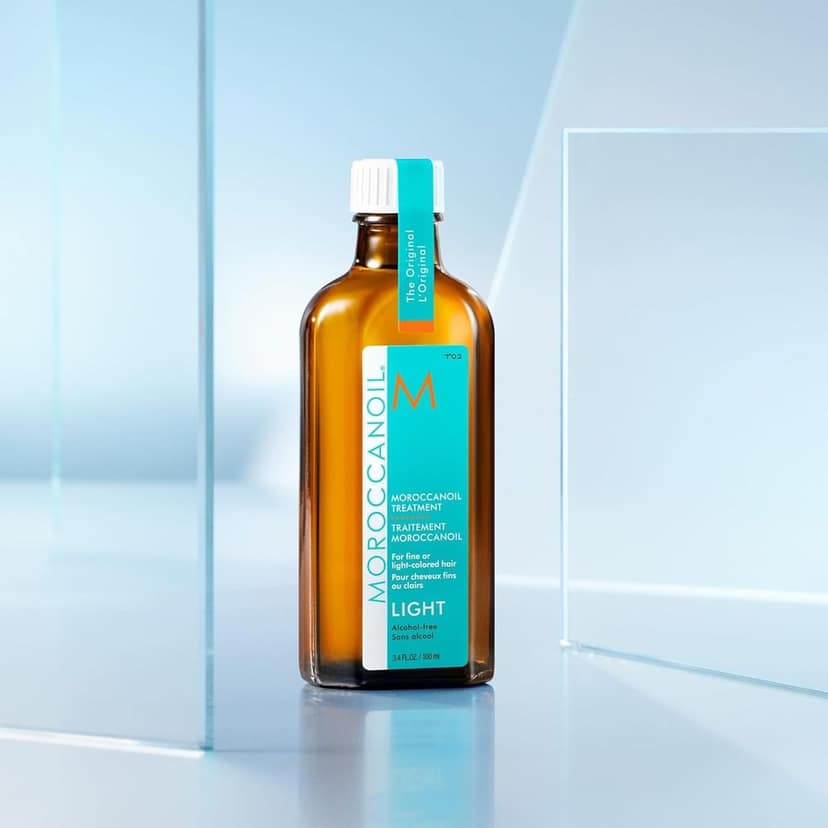 Moroccanoil Treatment Light 100ml – Lightweight Argan Oil Hair Treatment for Shine & Frizz Control view 2