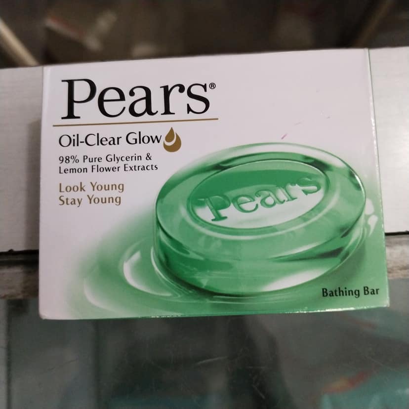 Pears oil clear glow bathing bar