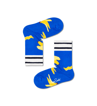Happy Socks Kids Banana Break Rib Sock