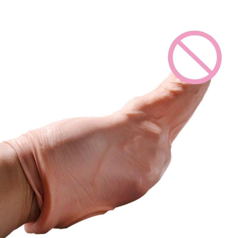 INFINITY LOVE Non-Vibrating Dragon Condom 6 inch view 2