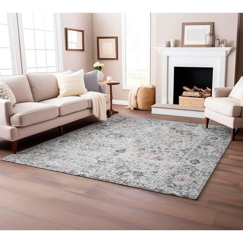 Neu Looms Handmade Viscose Wool Anti-Skid Rug for Bedroom, Living Room, Nursery, Playroom & Dorm - Soft & Durable, 2x3 Feet, Beige/Brown view 2