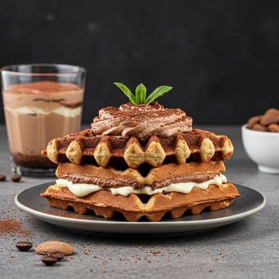 Tiramisu Waffles