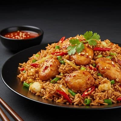 Chicken Schezwan Fried Rice