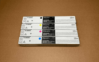 Canon NPG-67 Black Cyan Magenta Yellow Toner Cartridge Set, Use For Printer C3320 C3330 C3725 3200