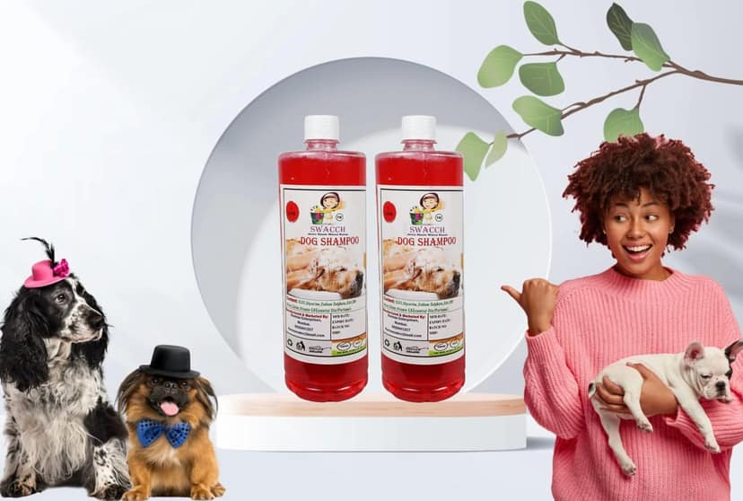 SWACCH Dog Shampoo (1 Litre) (Combo Pack of 2) Jasmine