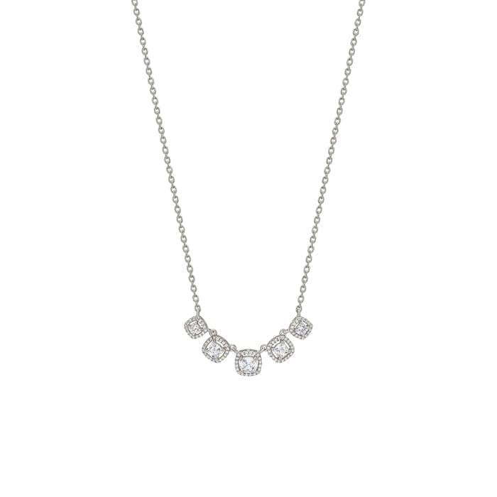 Silver White Royalty Necklace