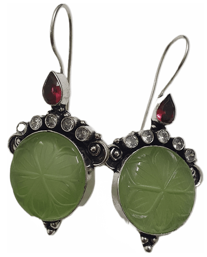 German Silver Oxidized Beautiful earrings