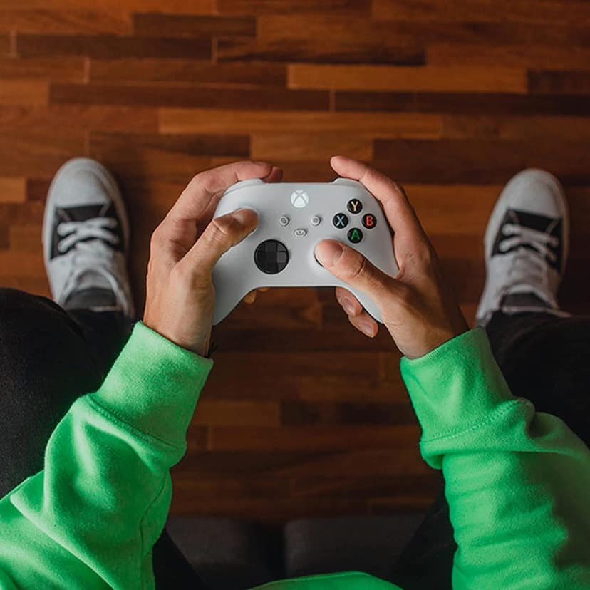 Open Box Xbox Wireless Controller – Robot White Series X|S, One, and Windows Devices view 2