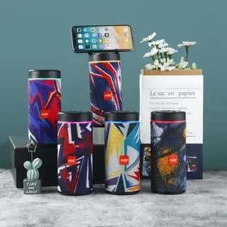 MZ KT125 (PORTABLE BLUETOOTH SPEAKER) With High Bass & Mobile Stand 10 W Bluetooth Speaker (Multi Color & Multi Design, Stereo Channel)
