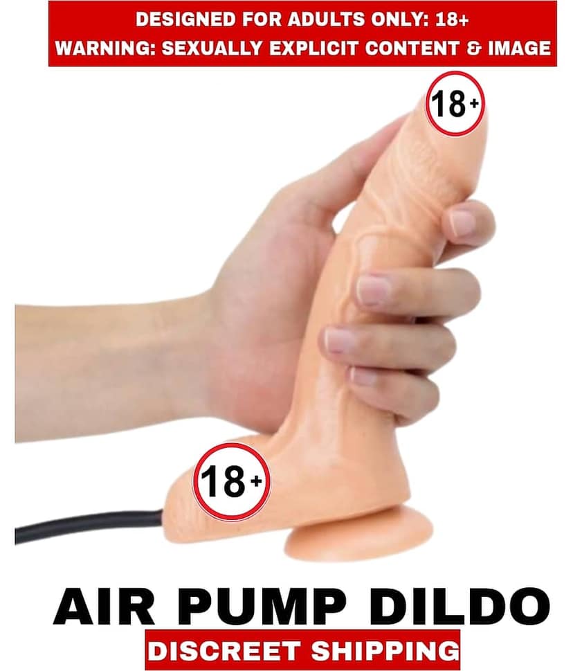 FELAME ADULT SEX TOYS AIR PUMP INFLATABLE Smooth Silicon Dildo For Women view 2