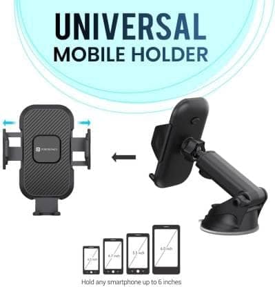Clamp M Car Mobile Holder with 360° Rotational,for 4 to 6 inch Devices Mobile Holder view 2
