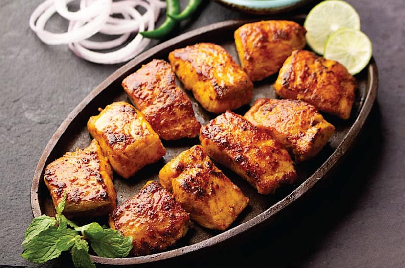 Achari fish tikka