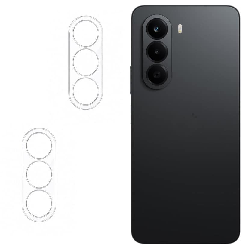 ISAAK Back Camera Lens Protector compatible for OnePlus Nord CE6 Lite 5G (Pack of 2)