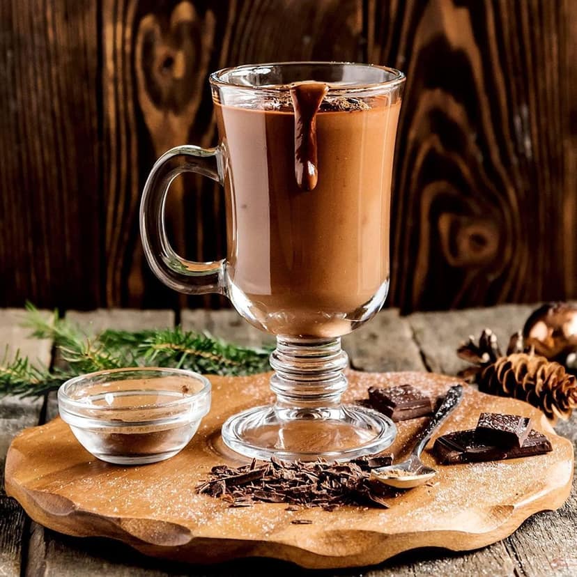 Irish Glass Tea Coffee Glass Mug Irish Latte Cups Milkshake Falooda & Juice Cappuccino and Hot Chocolate Mugs with Handle Clear Glasses Mugs Milk Hot Beverages(250 ML) view 2