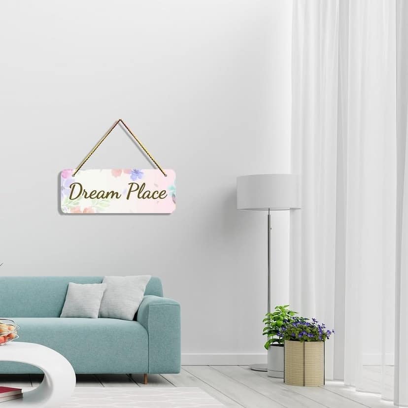Wall Hangings for Home Decoration Items for Living Room Decor Welcome Home Wall Hanging for Home Office Decoration Handmade Craft Decorative Wall Art (WH1710) view 2