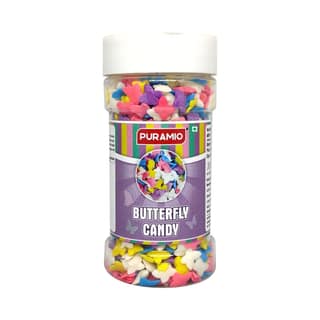 Puramio Butterfly Candy For Cake Decoration, 100 gm