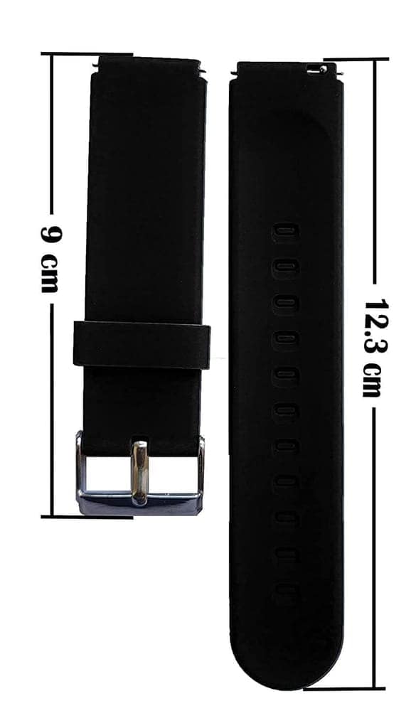 19mm Smart watches Silicone Band Strap Compatible with Boat, Fire Boltt, Noise, Dizo, Beatxp, Fast-Track, Ptron, Amazfit All 19mm view 2