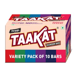 Taakt hunger Bar Variety Pack - Pack of 10