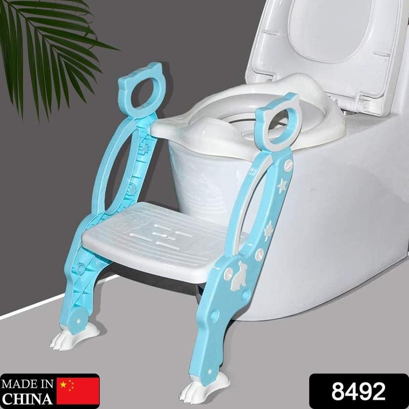2 In 1 Potty Training Toilet Seat with Step Stool Ladder For Toddlers view 2