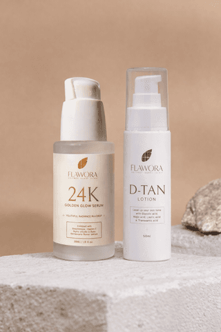 24k Gold serum and DTAN lotion - Skin Combo