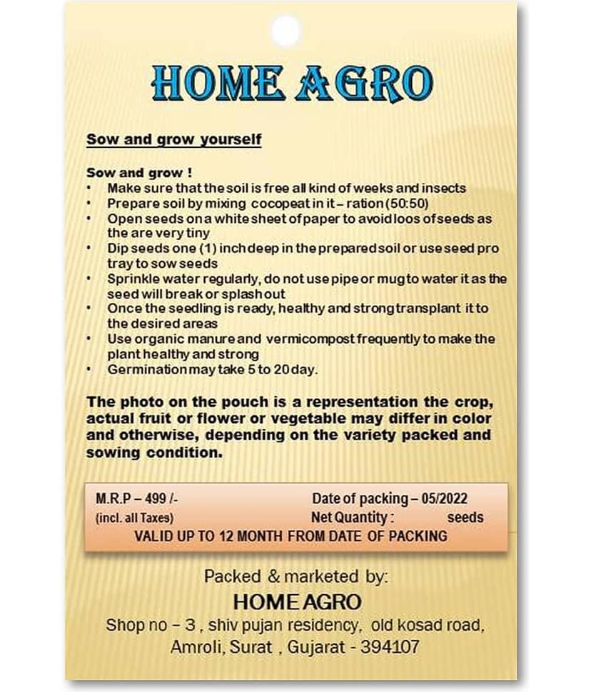 homeagro - Vegetable Seeds ( 10 seed ) view 2