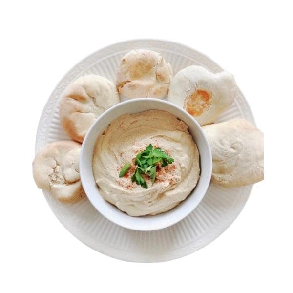 Hummus Beiruti With Pita Bread
