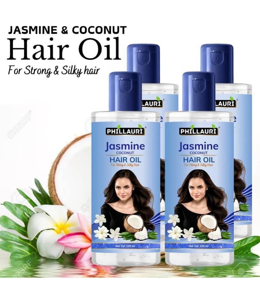Phillauri Anti Dandruff Jasmine oil 400 ml ( Pack of 4 )