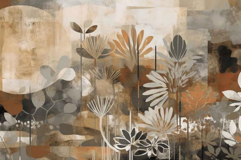 PAINTINGS OF AUTUMN ECHOES 24in X 16in WITH BLACK FRAME view 2
