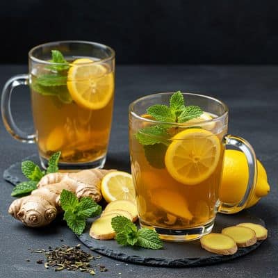 Mint Ginger Lemon Tea