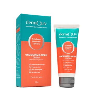 Oliva Bright & Smooth Underarm & Neck Cream