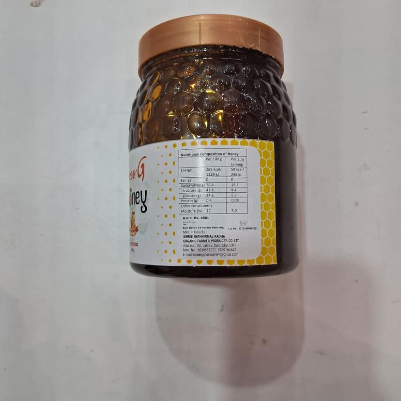 Eucalyptus Honey 1kg view 2