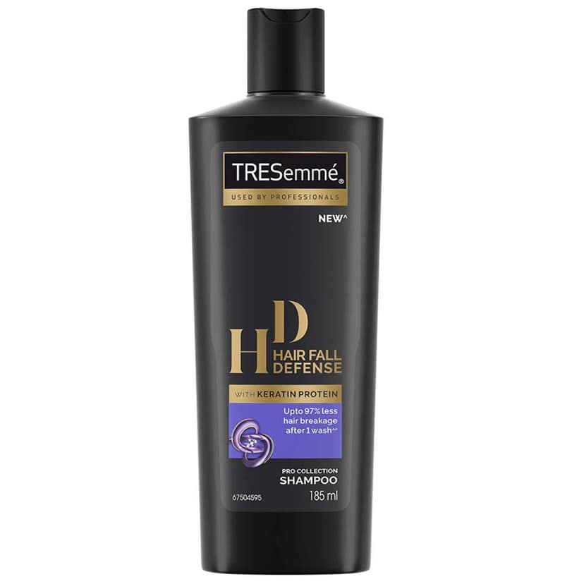 Tresemme Hair Fall Defense Pro Collection Shampoo - With Keratin Protein, Upto 97% Less Hair Breakage After 1 Wash, 185 Ml