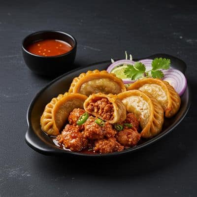 Chilli Chicken Momo