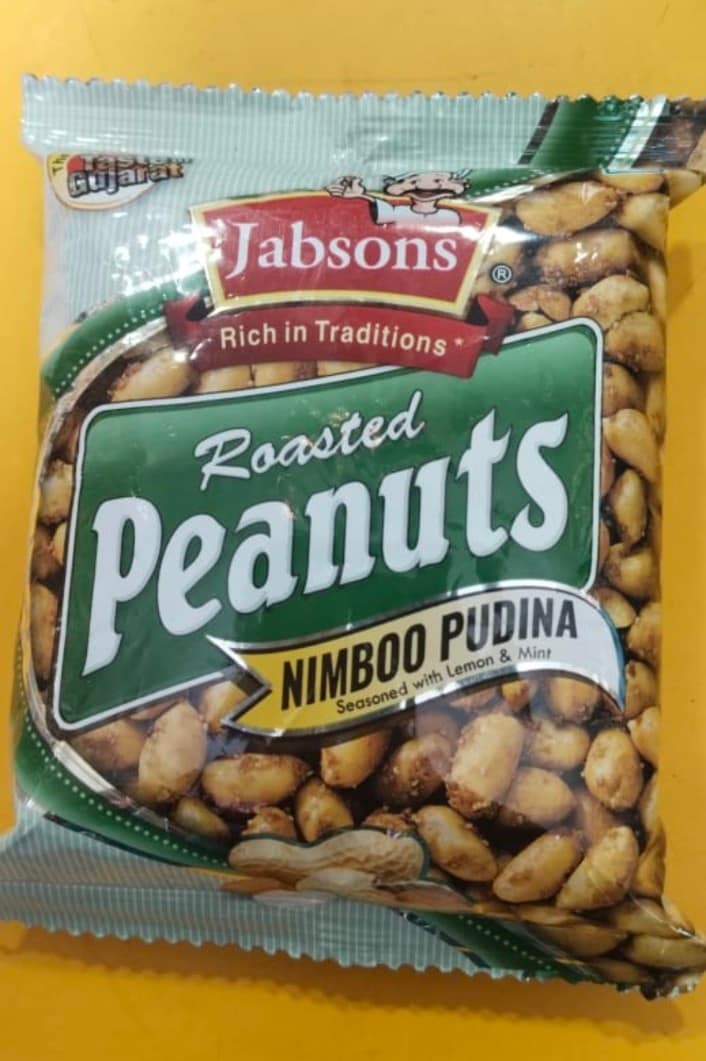 Jabsons roasted peanuts nimboo pudina