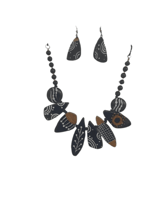 Terracotta Handcrafted Statement Necklace Set
