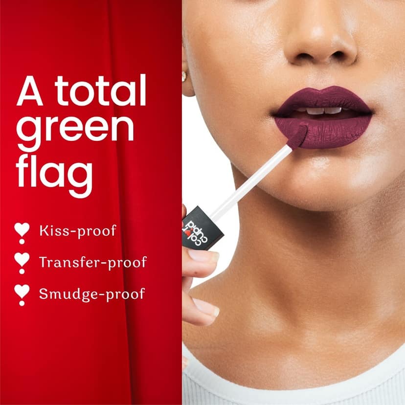 BUY 1 GET 1 - Color Cupid Forever Love Matte Liquid Lipstick - Tipsy Wine - 4.1 g view 2