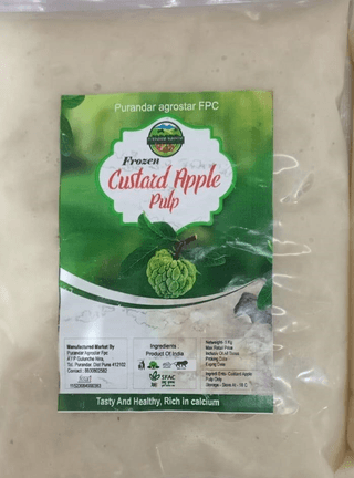 Purandar Frozen Custard Apple Pulp - 1kg