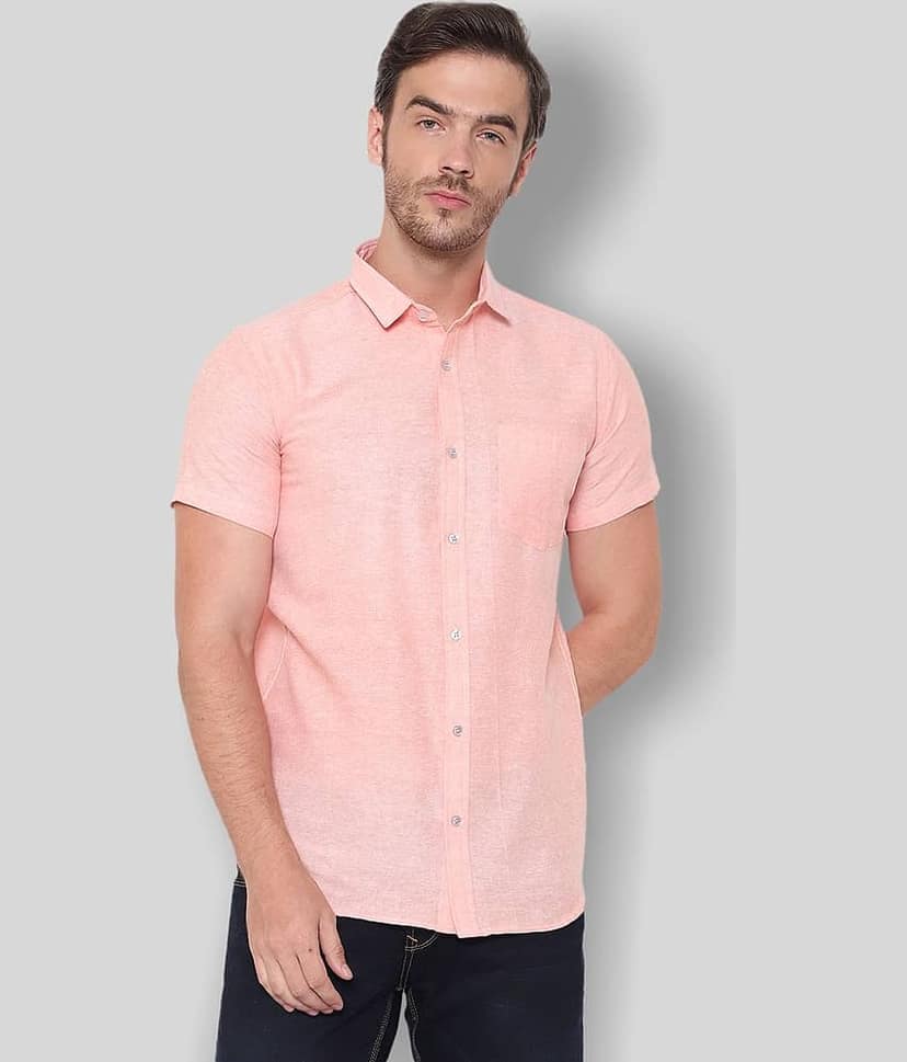 Latest Chikan - Green Cotton Blend Regular Fit Men's Casual Shirt (Pack of 1)