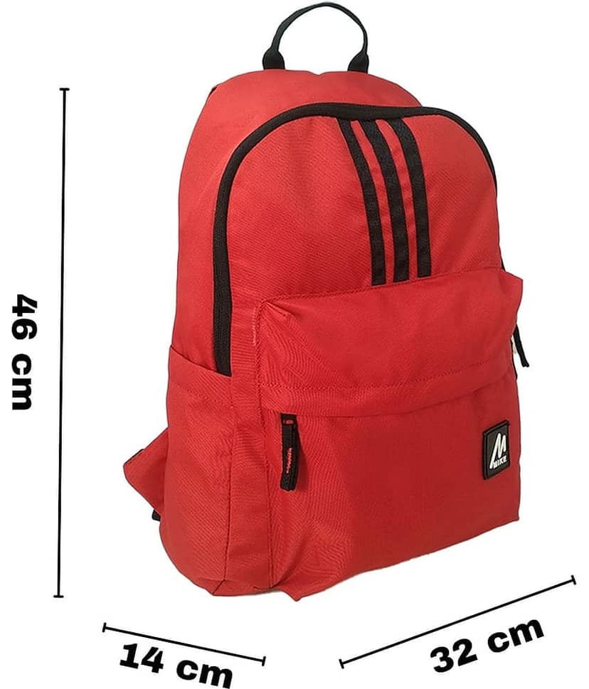 mikebags 15 Ltrs Red School Bag for Boys & Girls view 2