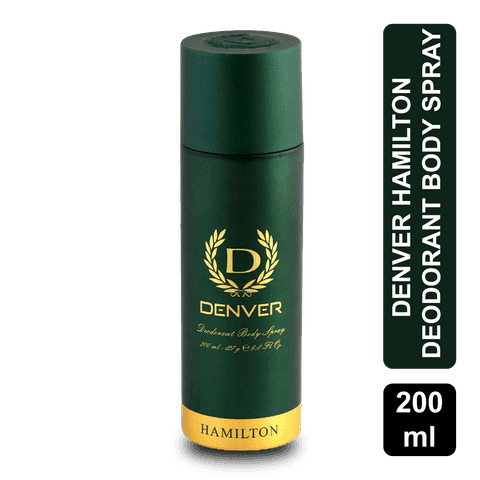 Denver Hamilton Deodorant Body Spray, 200 ml Bottle view 2
