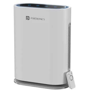 Portronics Air X, 3-in-1 H13 True HEPA Air Purifier for Home & Office, Removes 99.95% PM0.3 to PM10, Dust & Smoke, UV Sterilization & Ionizer - White